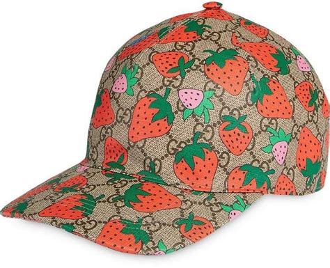 casquette gucci fraise homme|farfetch gucci homme.